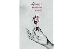 Agenda Professeur 2024-2025 : 1 semaine sur 2 pages | Format A4 | Carnet de Bord et Agenda Enseignant Complet | Semainier | Planification + Relevés de Notes + Conseils de classe