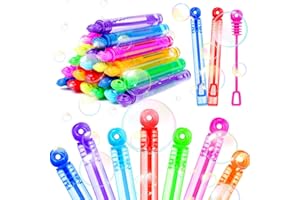 SULOLI 24 Pezzi Bolle di Sapone con Rosa,Colori Bolle di Sapone Bambini,Gadget per Festa,Matrimonio,Compleanno,San Valentino
