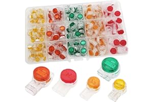 Telefon Kabel Verbinder, CTRICALVER UY/UY2/UR/UR2/UG Einzeladerverbinder Kit, Fettfüllung Telefonleitungsanschluss, Kabel Verbinder (174 Stück)