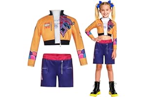 ALKNOT Hunters Rumi Anime Cosplay Costume |Hunter Cosplays Top y Shorts Uniform | Costumes Character Fancy Dress Up Adult Uniform Outfits Full Set Halloween Carnival Party