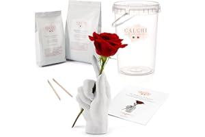 Calchi Italiani Kit Calco Mani 3D EXTRA ALTO – Stampi in Gesso & Alginato Made in Italy – Per 1 o 2 Persone (Adulti e/o Bambini) – Idea Regalo Romantica per Natale, Anniversario, Matrimonio