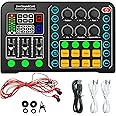 OneNine Audio Mixer, Professional Live Sound Card Studio Record Soundcard Bluetooth Microphone Mixer Voice Changer Live Streaming Audio Sound Mixer for Streaming Podcasting Gaming
