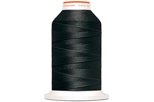 Gütermann Hilo de coser – Negro, 400 m, acrílico (poliéster, algodón), resistente a los rayos UV, tejido para exteriores, YARN