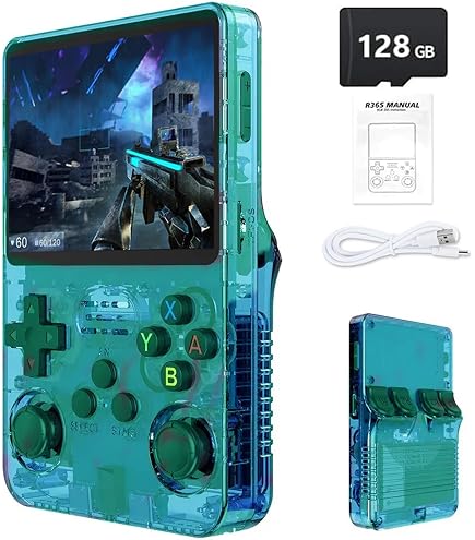 Powkiddy RGB20S Retro Handheld Game Console Built in 20,000 Video Games