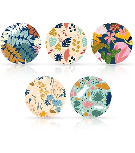 Tinoaly 25pz Cerotti Adesivi Sensore per Libre 2/3, Adesivi Sensori Impermeabili Anti-Sudore Pretagliati Patch Lunga Durata per Sensori Cerotti Stickers Accessori (Modello di Pittura a Olio