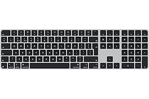 Apple Magic Keyboard with Touch ID and Numeric Keypad for Mac models with Apple silicon - British English - Black Keys ​​​​​​​