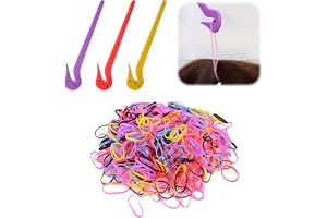 3 st elastiska gummiborttagare med 100 st elastiska band, elastiskt pannband klippare, plastsax för hårband för alla hårtyper