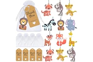 MEIYIFAN Mini breloczek do kluczy, breloczek do kluczy z kreskówek, breloki do prezentów dla dzieci, prezent dla gości, Bag18, S