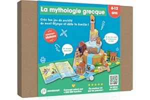 La mythologie grecque - Kit Pandacraft 8-12 ans: Crée ton jeu de société du mont Olympe !