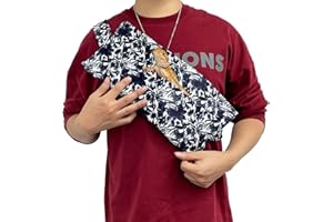 Tocwick Adjustable Bearded Dragon Carrier Leopard Gecko Sling Bag for Lizards Chameleons Hamster and Small Animal Reptile Pets Outdoor Travel Supplies