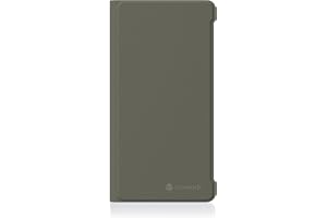 VIWOODS Folio Case for AiPaper Reader and Reader C with Stand, Green | Slim PU leather flip cover with a built-in stand; 67 g lightweight protection for reading, travel, desk use and daily carry.