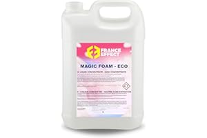 FE FRANCE EFFECT France Effect Magic Foam ECO 5L - Liquide pour machine à mousse concentré 1% de qualité supérieure, Liquide à mousse incolore, inodore et biodégradable - Fabriqué en France