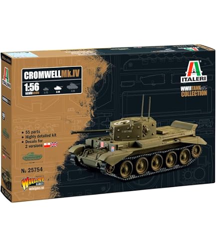 Italeri 25764 - Kit Modellismo Carro Armato JS-2 Stalin Scala 1:56, Modello Plastico Da Montare E Dipingere, Dettagliato, Per Hobbisti E Collezionisti, Età 14+ - 2