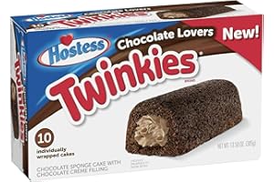 Hostess Twinkies, 13 Unzen, Box mit 10 Stück (Schokoladenliebhaber)
