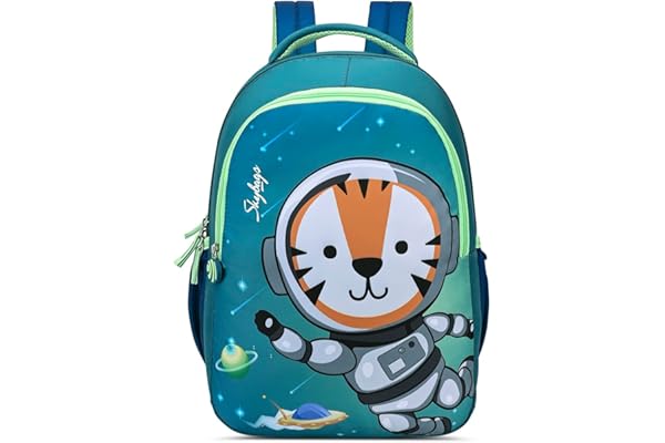 Skybags Snuggle 15 Liters Casual Backpack for Boys & Girls with 3 Compartments, Built-to-Last Straps & Bottle Pockets Adjustable Shoulder Strap Lightweight Backpack - Unisex