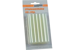 Brüder Mannesmann Werkzeug Mannesmann 491 M 491-12 - Barras de pegamento (12 unidades)