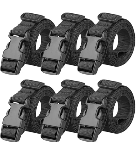 MAGARROW Adjustable Utility Straps - 4-Pack 1.5 Inch Wide Buckle Straps 38 Inches