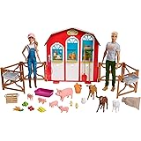 barbie farmer doll and tractor playset