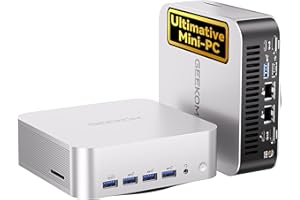 ‎GEEKOM GEEKOM AI Mini PC A9 Max mit AMD Ryzen AI 9 HX 370(12C/24T, bis zu 5.1GHz), 32GB DDR5+ 1TB SSD, 2.5G Dual-LAN Mini Computer Windows 11 pro mit 2×USB4|HDMI2.1|Wi‑Fi 7&BT 5.4 für Alle Einsatzszenarien