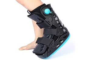 GHORTHOUD Air Cam Walker Fracture Boot, Inflatable Walking Boot, Short Walker Brace for Sprained Ankle, Foot Pain Recovery, Broken Foot, Achilles Tendonitis (S)
