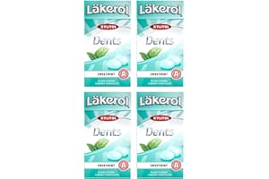 Cloetta Lakerol Dents Sweetmint pastillas 4 cajas of 36g