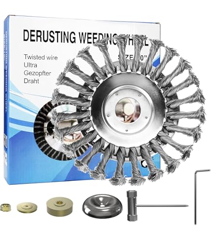 SIFANG Unkrautbürste 20cm Für Freischneider - 25.4mm Bohrung Moosentfernung