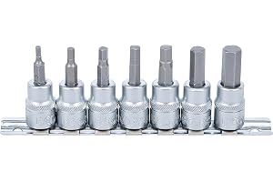 BGS 5107 | Bit-insatssats | 7 st. | 10 mm (3/8 tum) | insexnyckel 3 – 10 mm