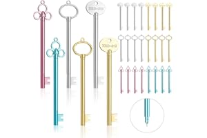 YAOZUP Key Pen, 30 długopisów w kształcie klucza, vintage długopis żelowy na klucze, kreatywne długopisy żelowe do biura, artykułów papierniczych, artykułów szkolnych
