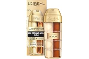 L'OREAL PARIS L’Oréal Paris Age Defying Serum Le Duo, Collagen Peptide Booster and Vitamins B3 & C*, Instant Firmness & Radiance, Clinically proven reverse appearance of up to 5 years of wrinkles*, 30ml