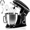 ZEEGMA Planetaria Kitchen Machine 1500W, robot multifunzione, Impastatrice da cucina con vasca inox da 6,5 ​​L, 6 velocità, i