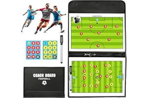 PhantomSky Professionnel Pratique Tableau de Magnétique de Conseil Tactics de d'entraînement Football Portable pour Entraîner de Football Compétition (Taille: 53cm x 31cm)
