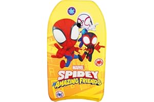 COLORBABY Marvel Spidey y su superequipo Tabla de Bodyboard niño, 82x45x5 cm, Diseño de superhéroes, Natación niños, +3 años, Tablas de Surf para niños, Licencia Oficial (77628)