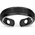 Smarter LifeStyle Elegant Titanium Magnetic Ring (US Size 7) Black