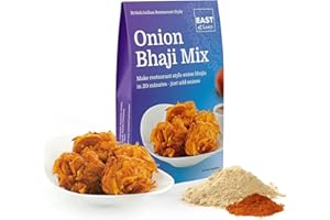 Onion Bhaji Mix | 3 x 80g Packs | Make Restaurant Quality Onion Bhajis in 20 Minutes | Makes 36 Bhajis | East at Home