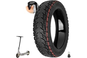 VOLOHAS 60/70-6,5 Pneus Tubeless Tout-Terrain pour Xiaomi 5/5 Pro/5 Max, pour Ninebot MAX G30/G30D/G30D 2 Trottinette électriques Résistants à l'Usure Pneus de Rechange Auto-Réparables Anti-Crevaison