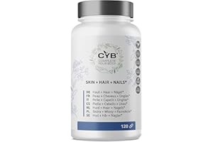 ‎CYB COMPLETE YOUR BODY Haut Haare Nägel Kapseln - Haar Vitamine - 120 Kapseln 4 Monate - Biotin Haare - Vegan - Laborgeprüft - Complete Your Body