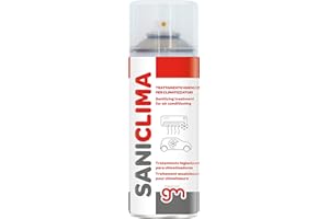 Magazzini GM SANICLIMA, Spray Igienizzante per Climatizzatori Casa e Auto, Soluzione Alcolica, Elimina Odori, Uso Multiplo, 400 ml (1)