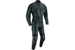 PROANTI Motorradkombi Leder Biker zweiteilige Motorrad Kombi aus Leder