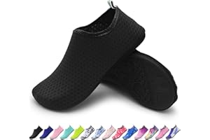 KATLKIU Chaussures de Plage Homme Femme – Chaussons Aqua Antidérapants pour Piscine, Mer, Surf, Sport Nautique – Ultra Légers & Séchage Rapide