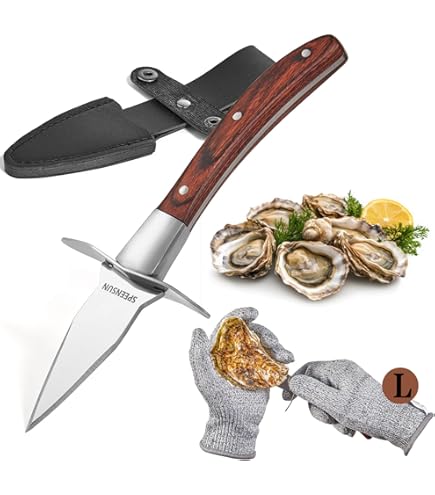 Austernöffner Edelstahl - Muschelöffner Werkzeug Für Meeresfrüchte