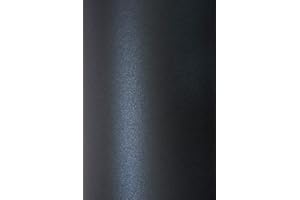 Netuno 10x Perl- Papier Perlmutt-Blau DIN A4 210x 297 mm 125g Sirio Pearl Shiny Blue Fein-Papier Bastelpapier glänzend Perlglanz-Papier Effekt-Papier für Hochzeit Geburtstag Weihnachten Taufe