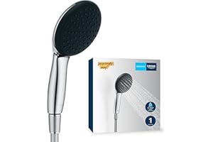 GROHE Vitalio Start 110, Ensemble de douche avec Douchette 1 jet (Pluie), Flexible de douche 1.5m), Economie d'Eau, Procédé anti-calcaire, Chromé, 26720001