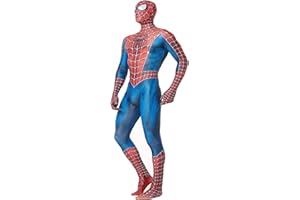 ZXDFG Spiderman Kostume Kinder Fasching Spiderman Kostüm Jungen Homecoming Anzug 3d Print Mit Maske Halloween Karneval Superhelden Cosplay Echte Spiderman Kostüm Mädchen Rot far from Home
