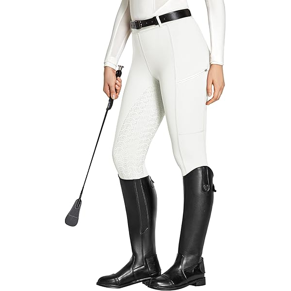 Pantaloni Equitazione Beroy Per Bambini - Con Inserti In Silicione, Passanti Cintura, Tasca Cellulare - Foto 12