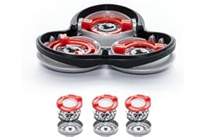 JIANCENGYU SH90 Tete de Rasoir pour Philips Serie 9000 (Inclut le Support), SH90 Lame Tête de Rasage de Rasoir Compatible avec Philips Series 9000 (9xxx) 8000(8xxx)