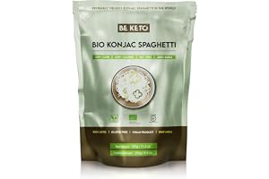 BE KETO Bio Konjac Spaghetti 320g Lowcarb Ketogen Pasta ENDAST 6 kalorier