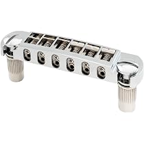 Ponte A Rulli Cromato Tune-O-Matic Per Chitarra Elettrica Epiphone – Pali Filettati M8 - Foto 6