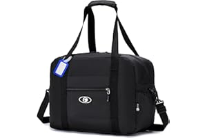 SPAHER Torba Podróżna 40x30x15 British Airways Torba na Bagaż Podręczny Składana Sportowa Weekendowa Torba Samolotu Wodoodporn dla Mężczyzn i Kobiet z Odłącznymi Paskami Ramiennymi