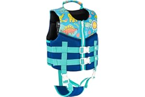 PROTAURI Kids Swim Vest Float Jacket - Boys Girls Neoprene Swimming Jacket Toddlers Floation Swimwear for Learn to Swim Age 2-9 Years/50N