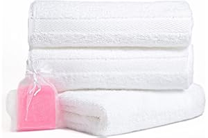 GOTHIS Toallas baño, Toallas Lavabo superabsorventes, 3 Unidades de Toallas con jabón aromaterapia, 100% algodón Towels, Toallas Made in Portugal.